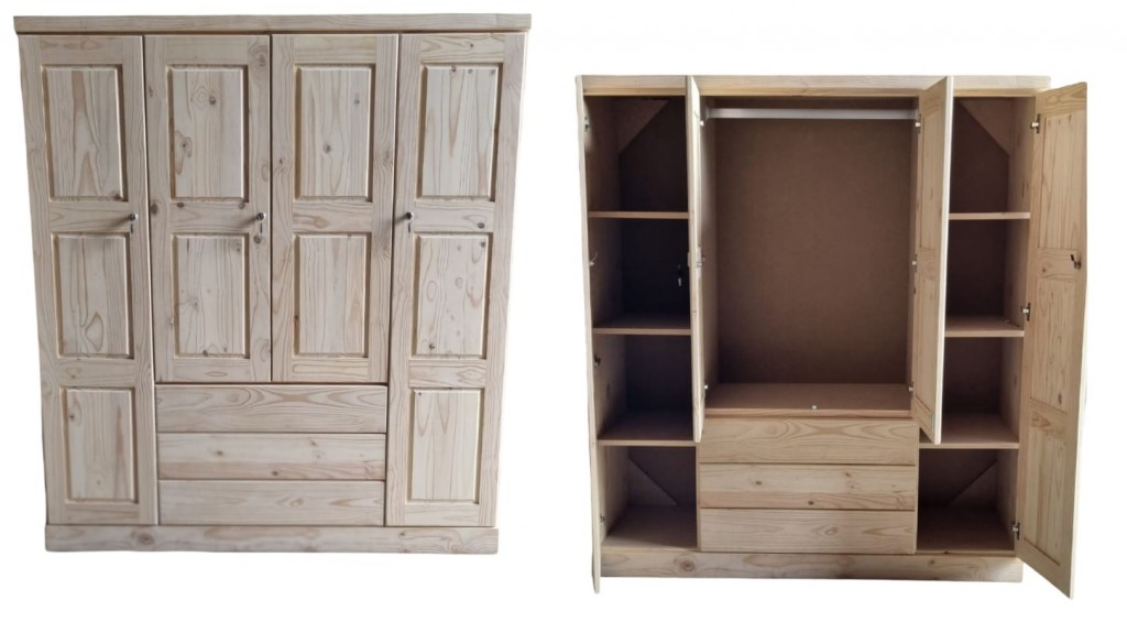 4 DOOR 3 DRAWER ROBE 4 DOOR 3 DRAWER ROBE